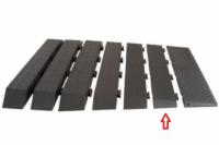 Modular Rubber Threshold Ramp Section 1"-1.5"