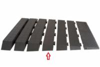 Modular Rubber Threshold Ramp Section 2"-2.5"