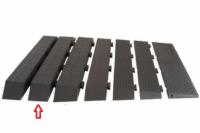 Modular Rubber Threshold Ramp Section 3"-3.5"